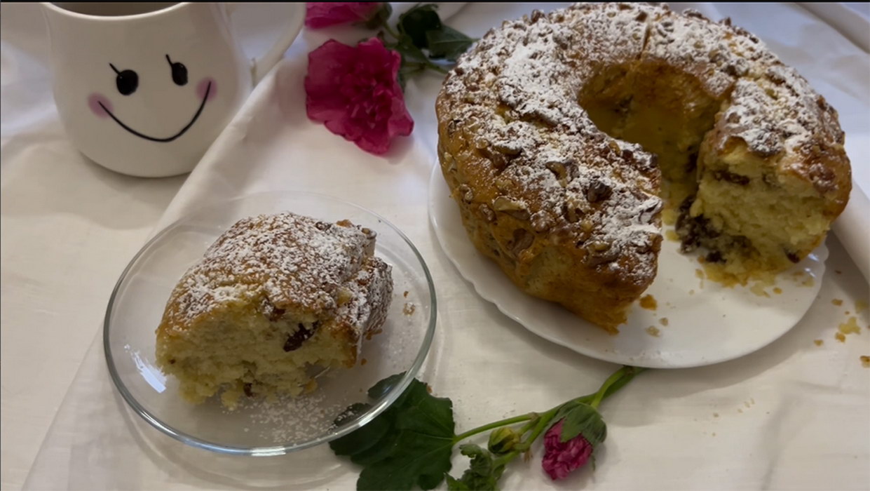 кекс з родзинками