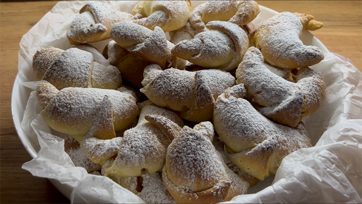 рогалики з яблуками